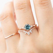 Agatha Ring, 0.70ct Montana Sapphire