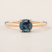 サラリング　ブルーモンタナサファイア　0.77ct　14Kローズゴールド　