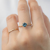 Jane Ring - 0.86ct Light Blue Montana Sapphire (One of a kind)