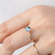 Jane Ring - 0.86ct Light Blue Montana Sapphire (One of a kind)