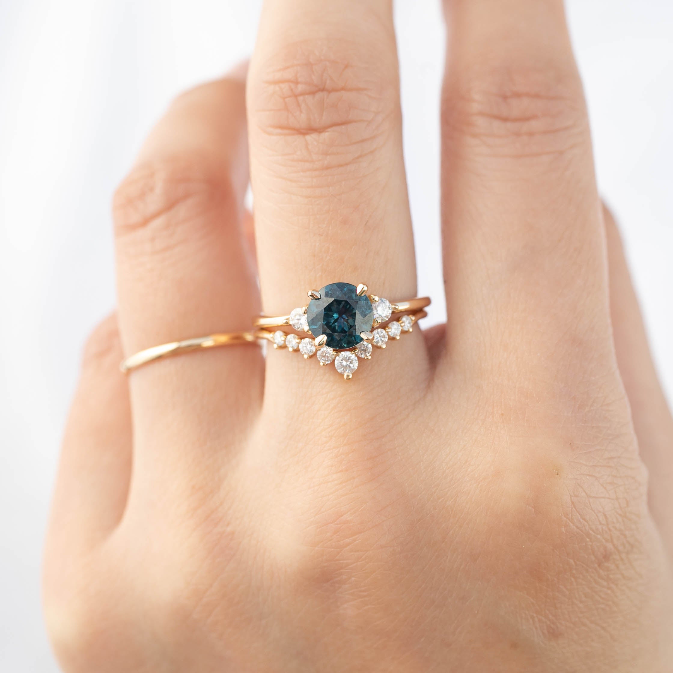 Emilie Ring - 1.59ct Royal Blue Montana Sapphire (One of a kind)