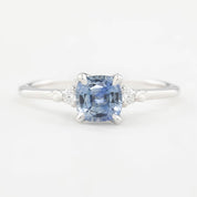 【一点物】エステルリング ・0.91ct・加熱モンタナ産ブルーサファイア・K14WG
