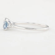 【一点物】エステルリング ・0.91ct・加熱モンタナ産ブルーサファイア・K14WG
