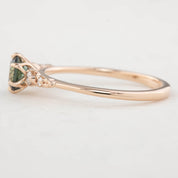 Estel Fleur Ring, 0.55ct Unheated Sapphire