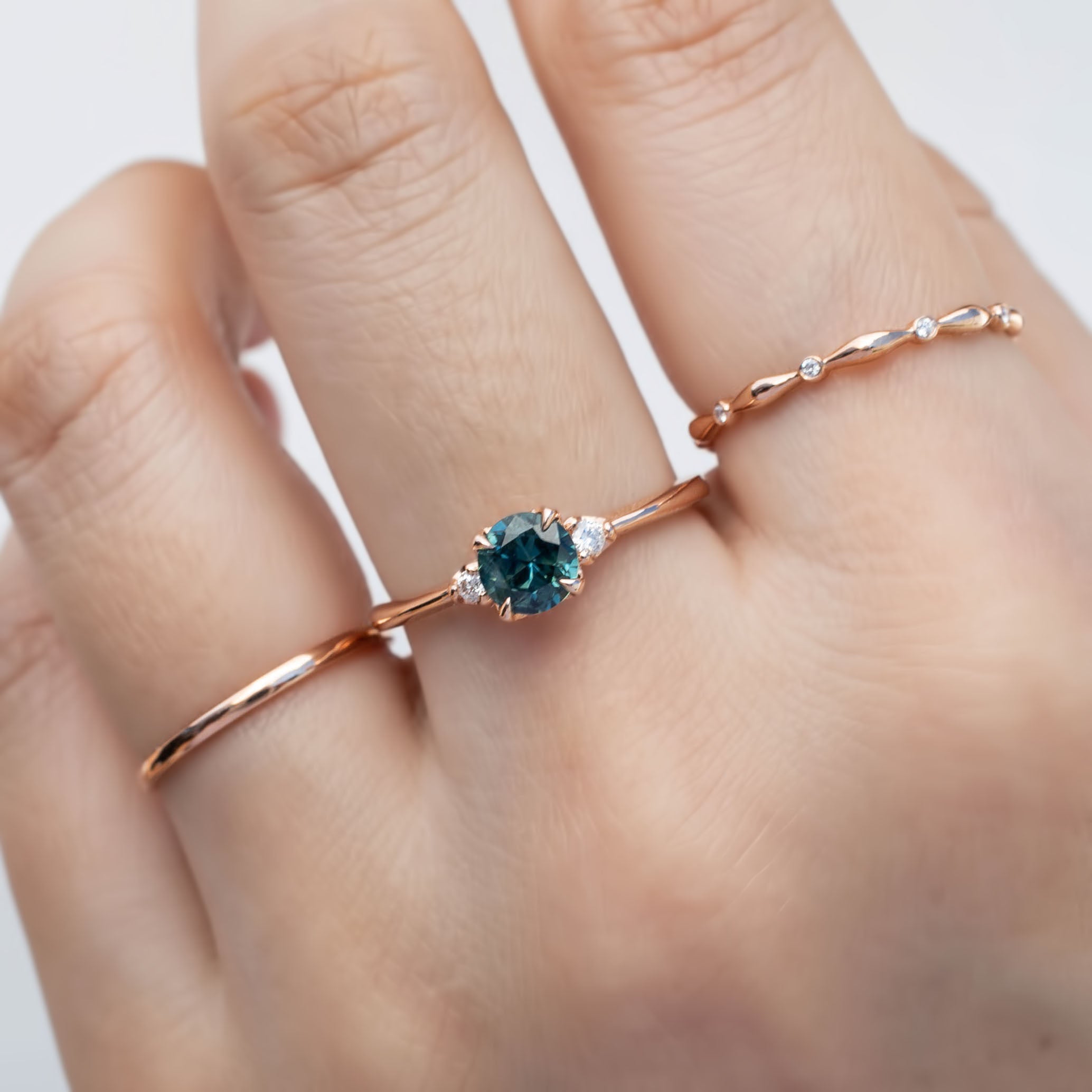 Sofia Ring, 0.71ct Queensland Sapphire