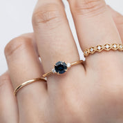 Sofia Ring, 0.72ct Queensland Sapphire