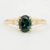 Estel Ring - 1.45ct Unheated Peacock Queensland Sapphire (One of a kind)