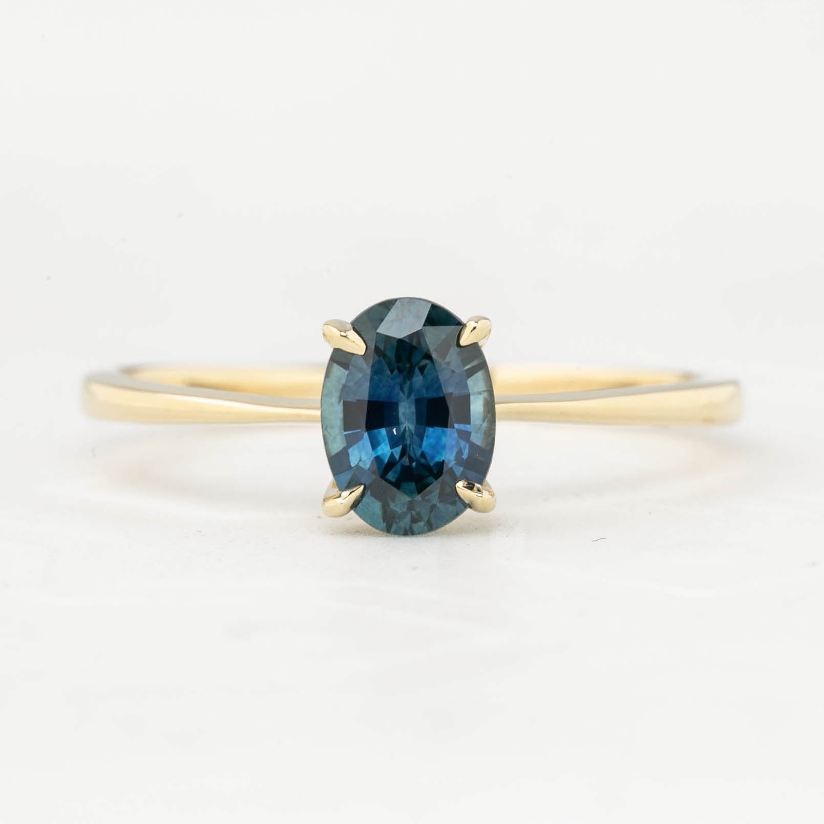 Nina Ring - 0.93ct Blue Montana Sapphire Ring (One of a kind)