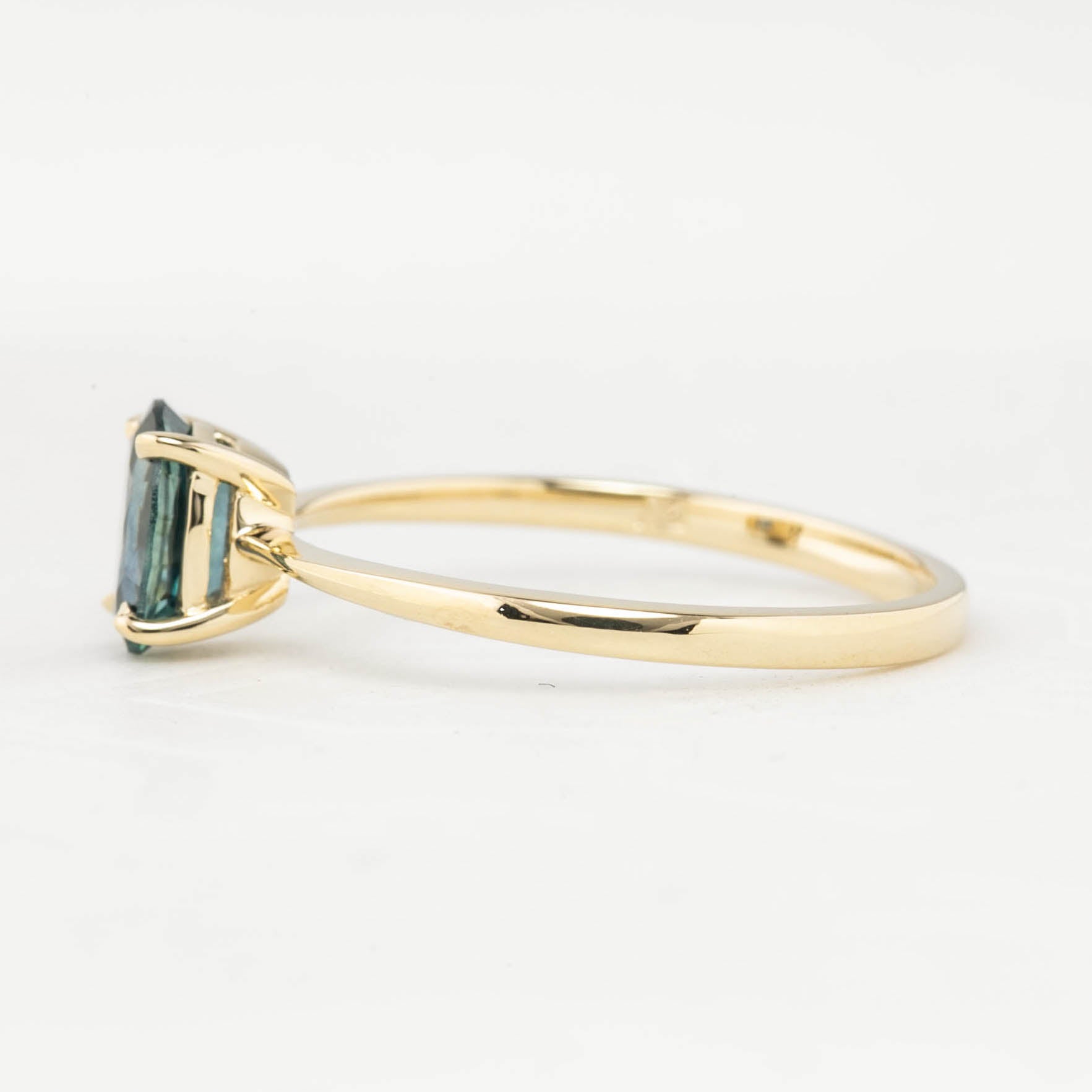 Nina Ring - 0.93ct Blue Montana Sapphire Ring (One of a kind)