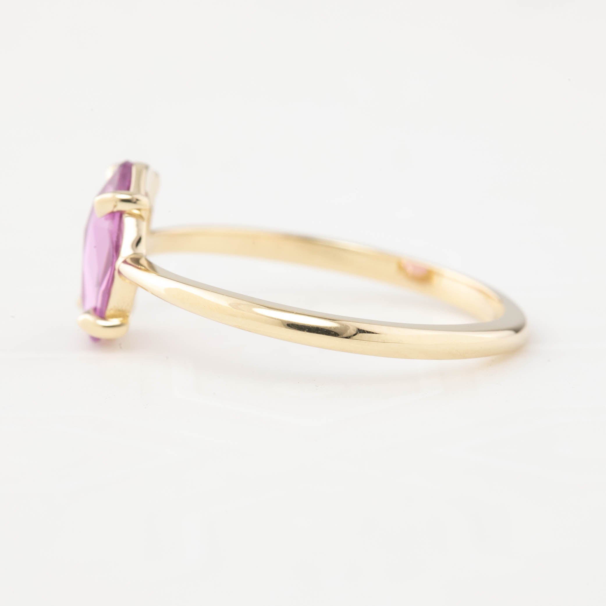 Lisa Ring - 1.18ct Unheated Organic Cut Pink Sapphire (One of a kind)