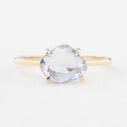 Lisa Ring - 1.18ct Unheated Organic Cut Light Blue Sapphire (One of a kind)