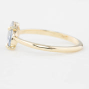 Lisa Ring - 1.18ct Unheated Organic Cut Light Blue Sapphire (One of a kind)