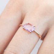 Lisa Pink Sapphire Ring