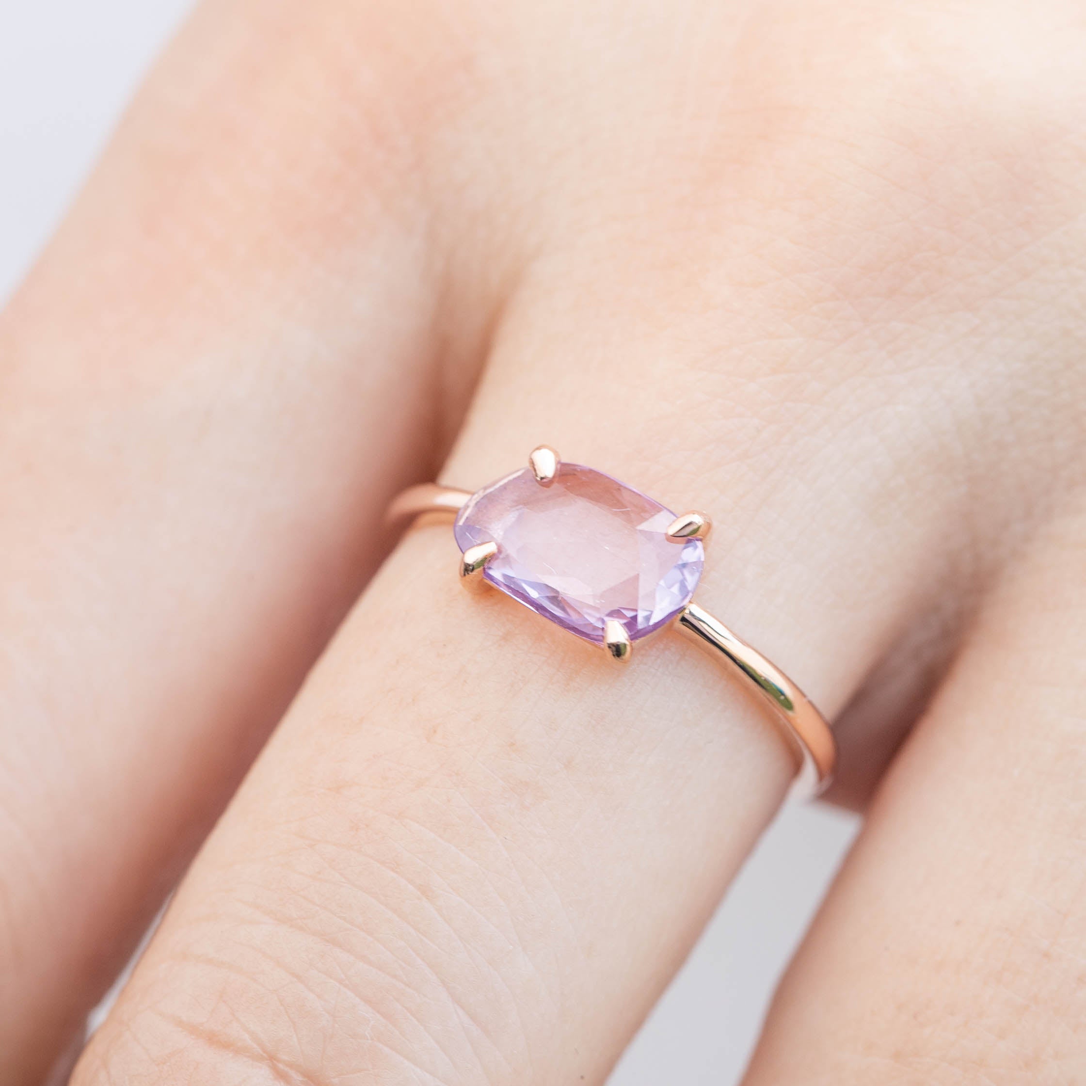Lisa Pink Sapphire Ring