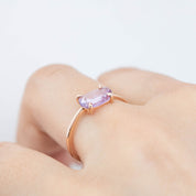Lisa Pink Sapphire Ring