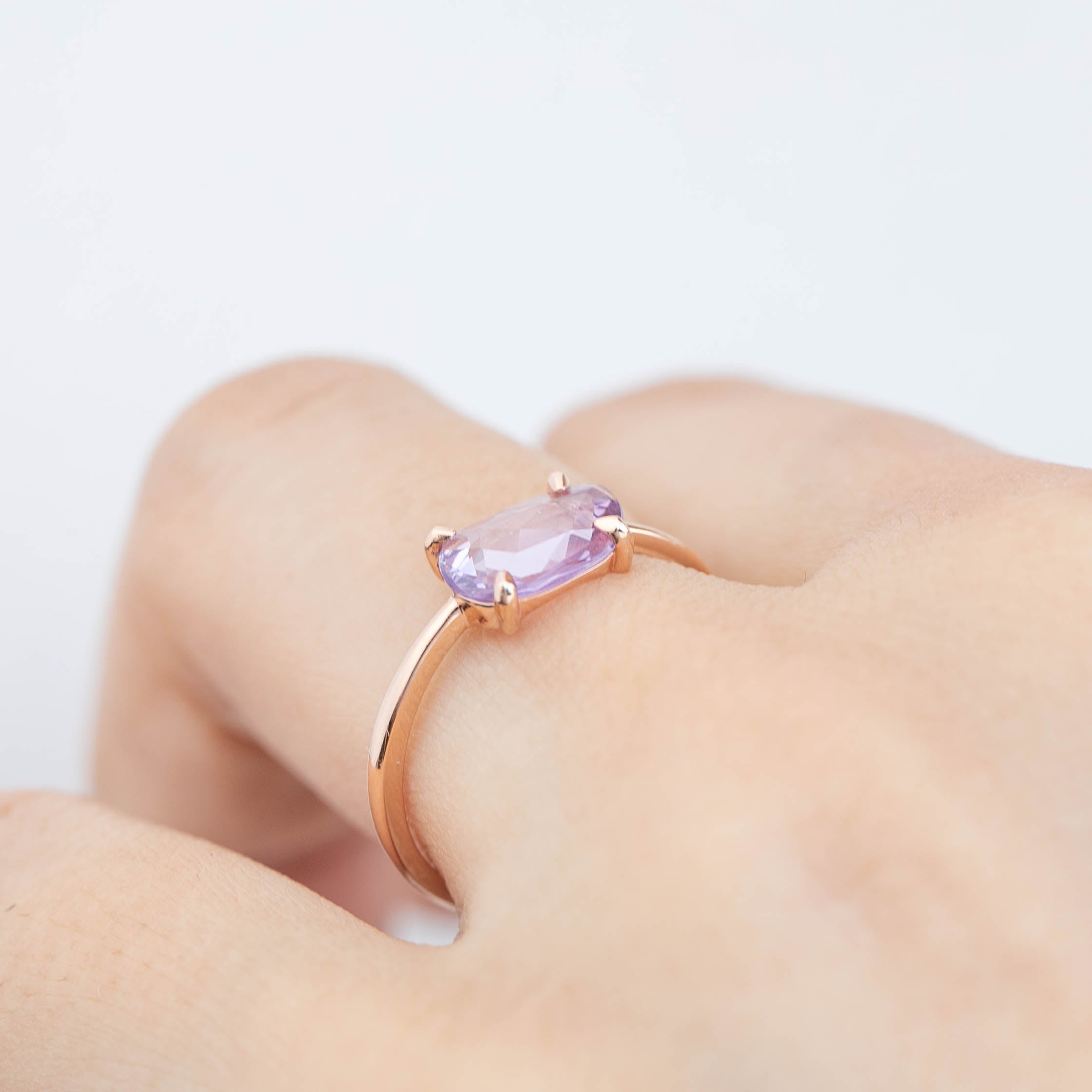 Lisa Pink Sapphire Ring