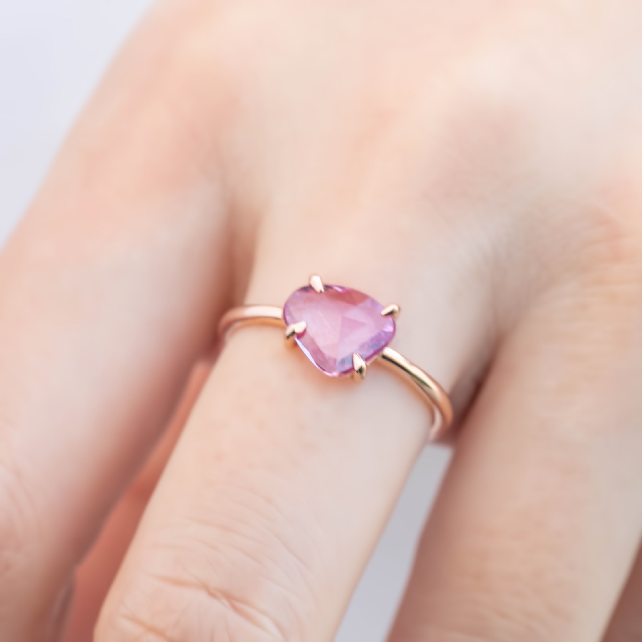 Lisa Ring, 1.43ct Pink Sapphire
