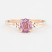 Teresa Ring, 0.84ct Ceylon Sapphire, oval shape gemstone