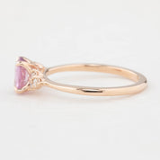 Teresa Ring, 0.84ct Ceylon Sapphire, oval shape gemstone