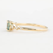 Celeste Ring, 0.95ct Montana Sapphire