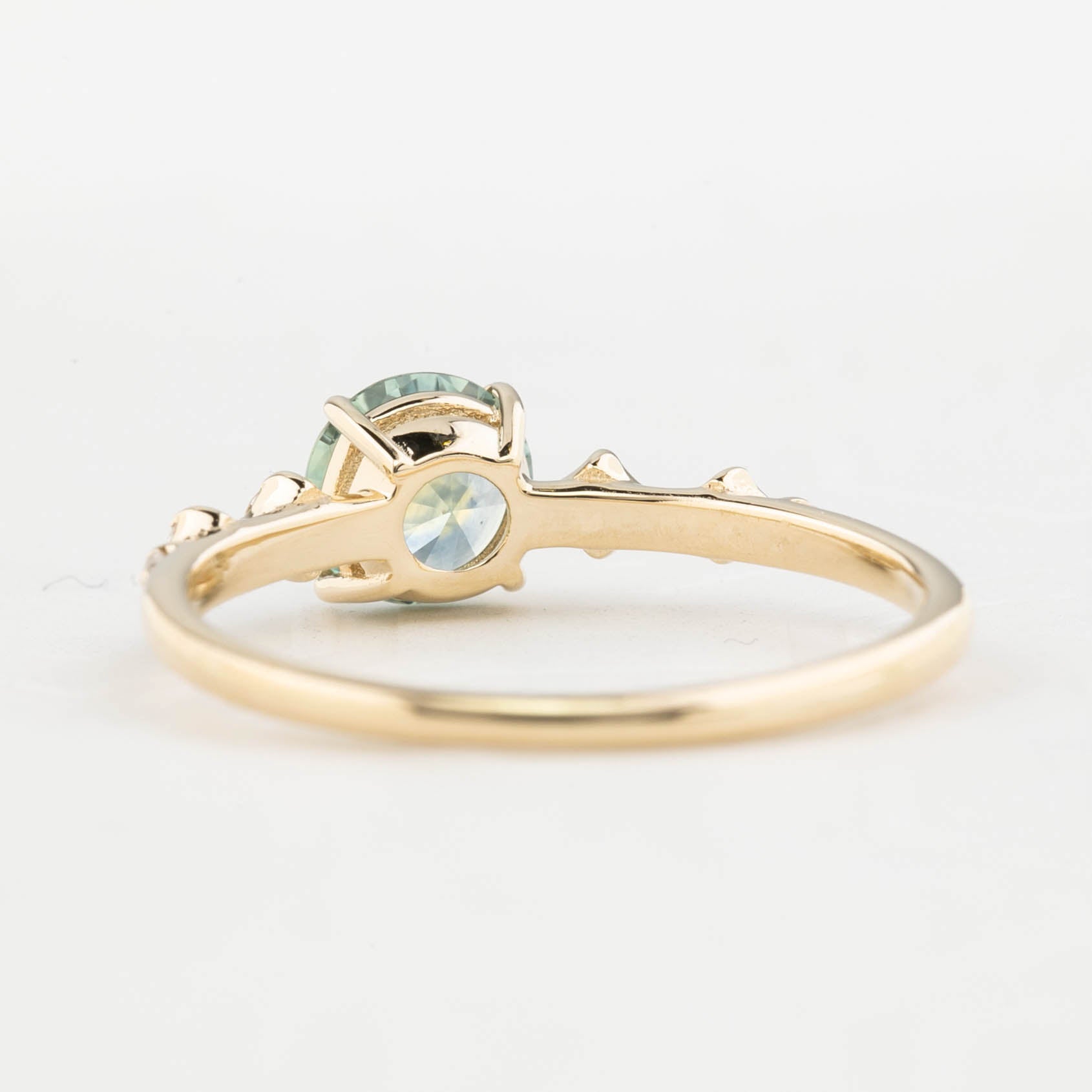 Celeste Ring, 0.95ct Montana Sapphire
