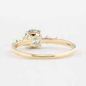 Celeste Ring, 0.95ct Montana Sapphire
