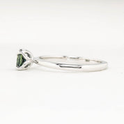 【即日配送】サラリング ・0.82ct・クイーンズランド産ブルーグリーンサファイア・K14WG
