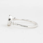 Celeste Ring, 0.76ct Madagascar Sapphire, oval shape gemstone