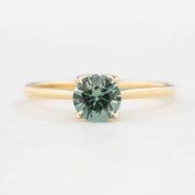 Sara Ring 0.86ct Montana Sapphire Ring 14K Yellow Gold, One of a kind