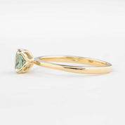 Sara Ring 0.86ct Montana Sapphire Ring 14K Yellow Gold, One of a kind