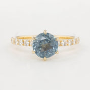 Maria Luxe Grand Ring, 2.06ct Montana Sapphire
