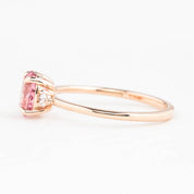 Emilie Ring 0.98ct Pink Spinel, 14K Rose Gold (One of a kind)