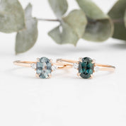 Emilie Ring, 1.23ct Queensland Sapphire, oval shape gemstone