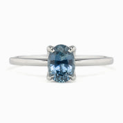 Sara Ring, 1.06ct Montana Sapphire, oval shape gemstone