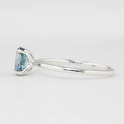 Sara Ring, 1.06ct Montana Sapphire, oval shape gemstone
