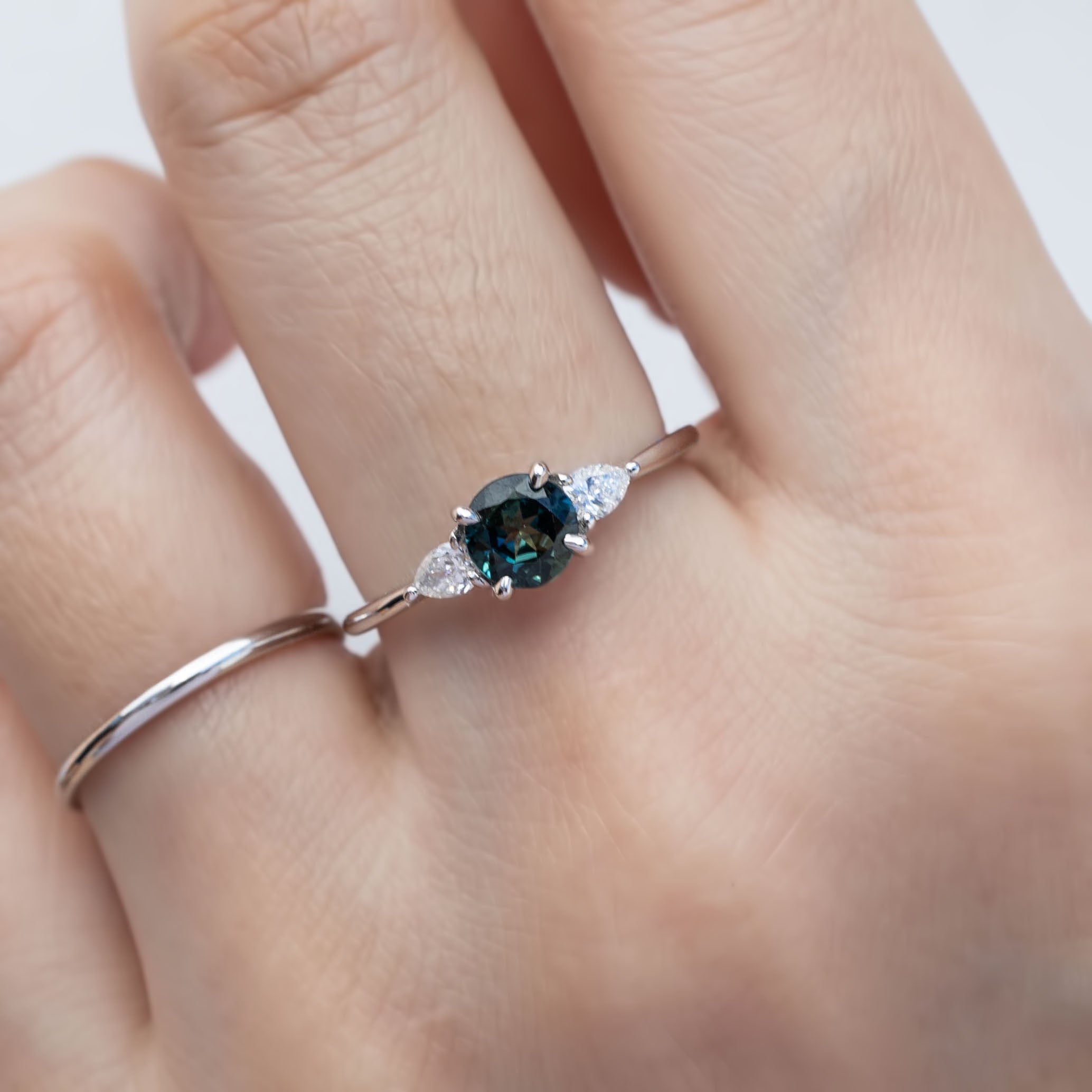 Olivia Ring, 0.66ct Queensland Sapphire