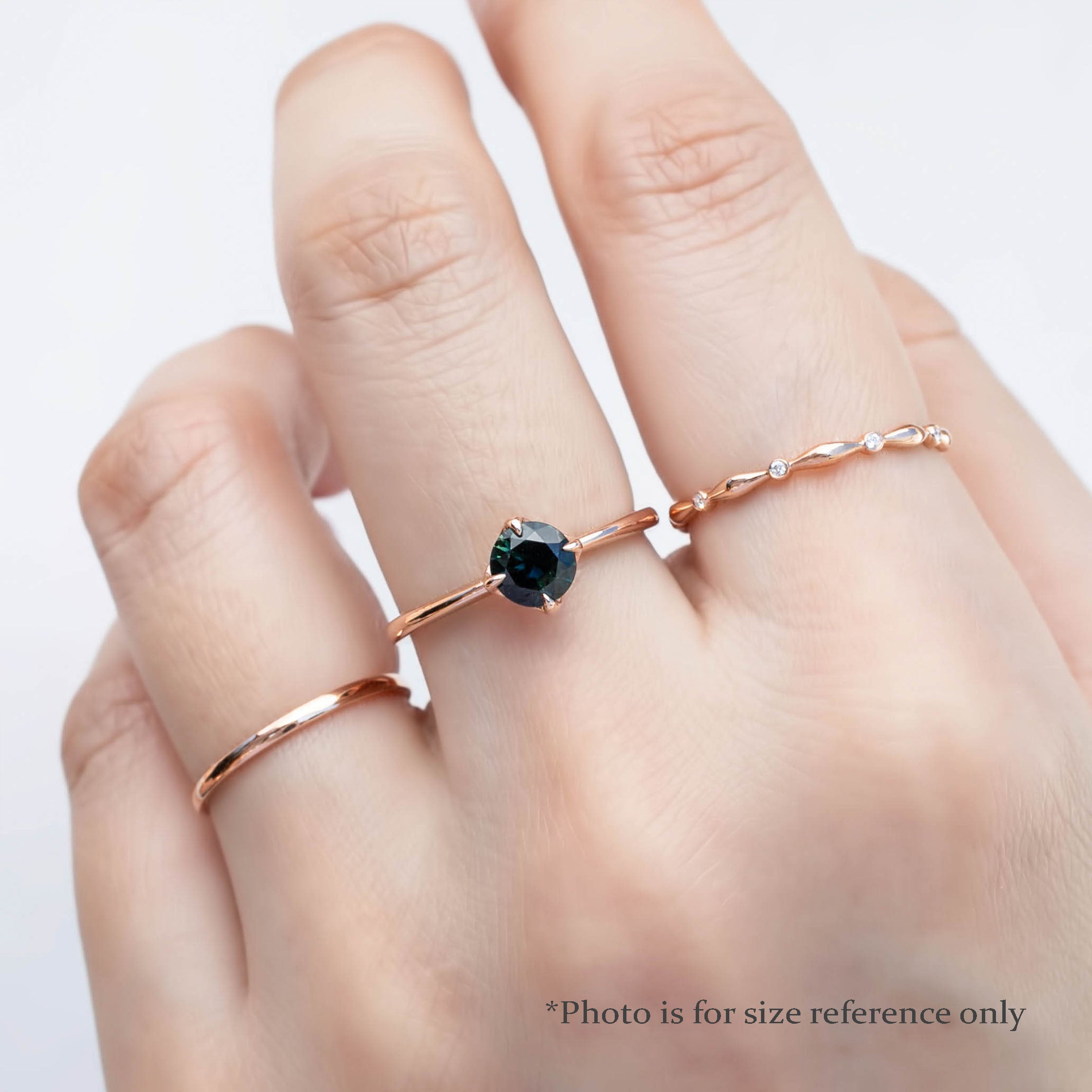 Alice Ring, 0.79ct Queensland Sapphire
