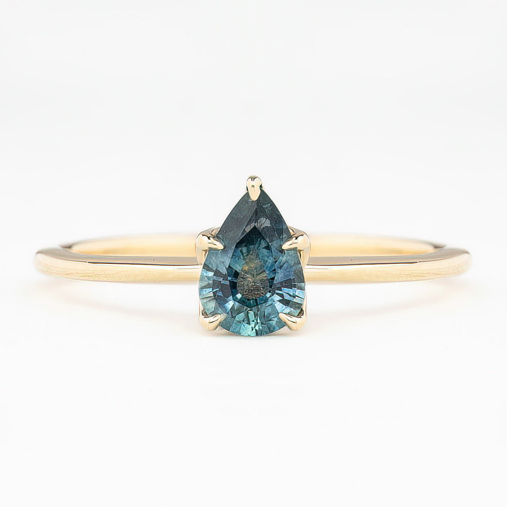 Sara Ring, 0.70ct Montana Sapphire