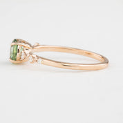 Celeste Ring, 0.85ct Montana Sapphire