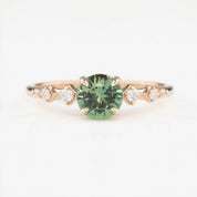Celeste Ring, 0.85ct Montana Sapphire