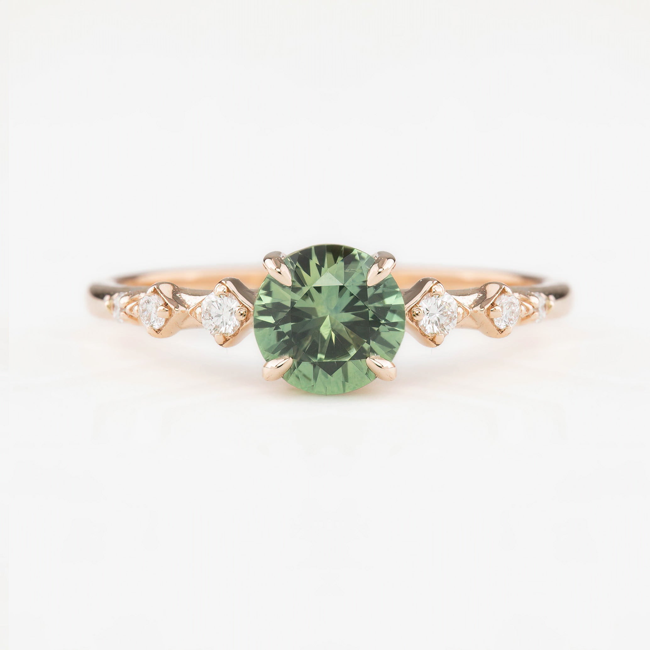 Celeste Ring, 0.85ct Montana Sapphire
