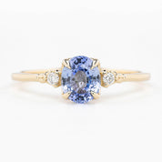 【即日配送】エステルリング ・1.18ct・加熱セイロン産ブルーサファイア・K14YG