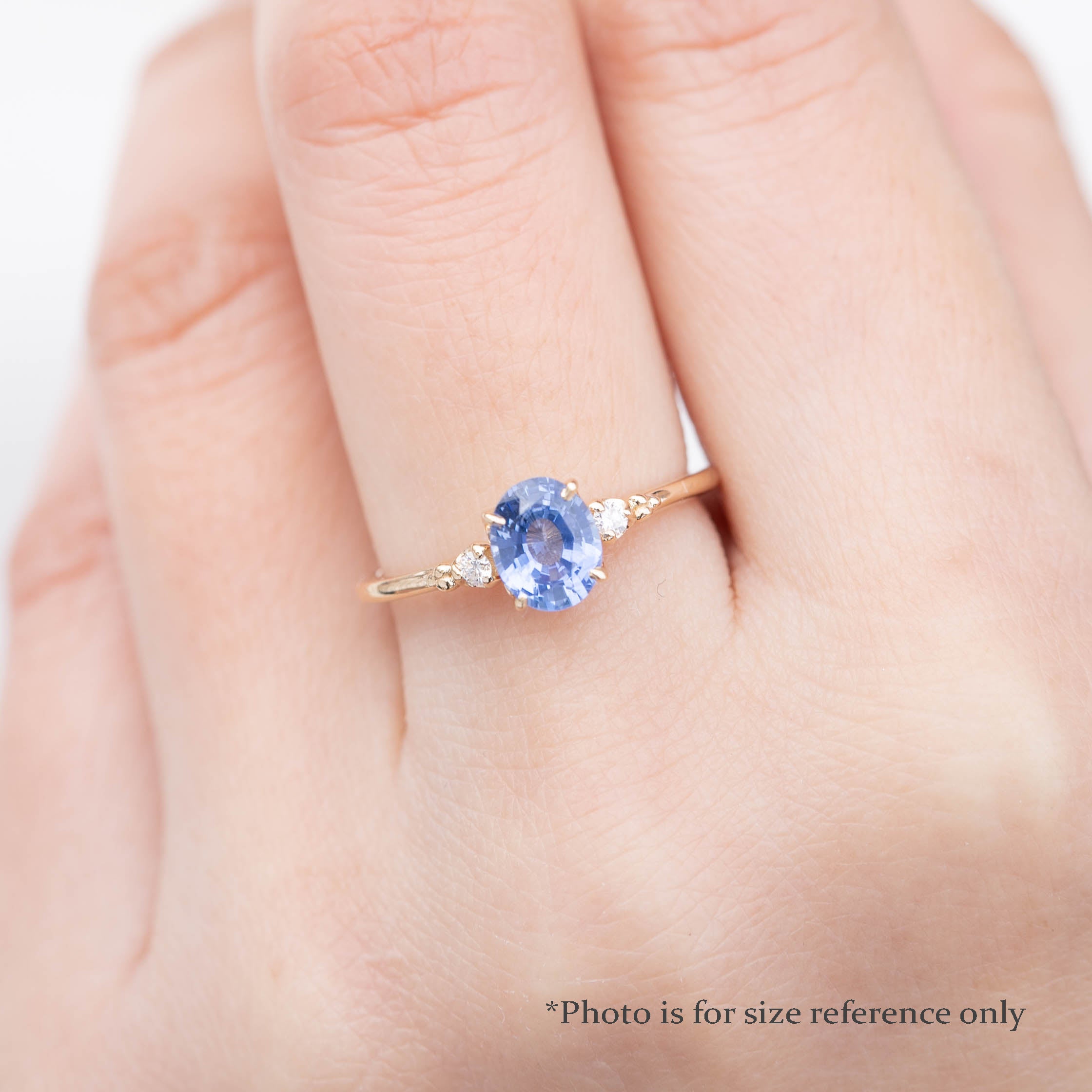 【即日配送】エステルリング ・1.18ct・加熱セイロン産ブルーサファイア・K14YG