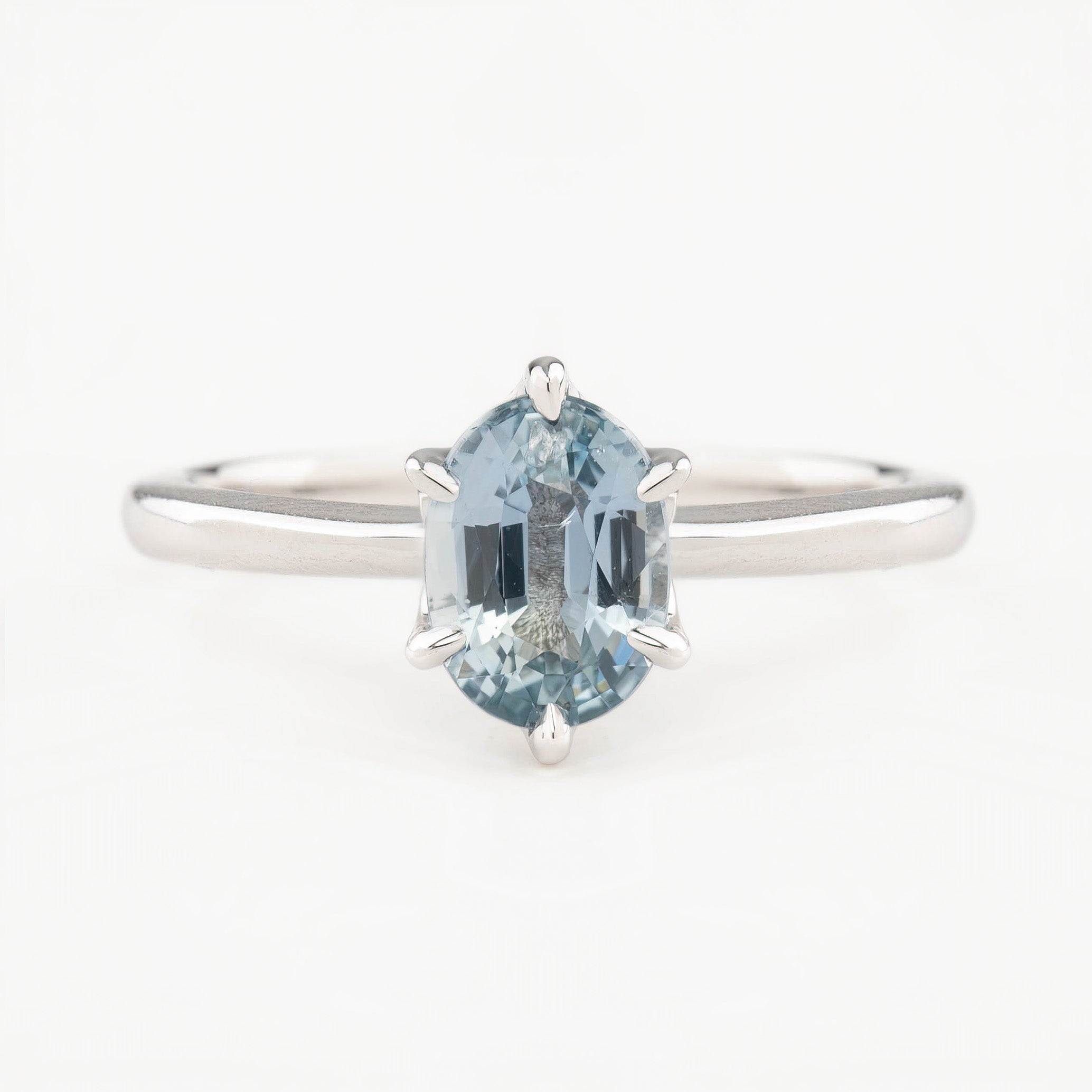 Floryn Ring, 1.37ct Unheated Sapphire, oval shape gemstone