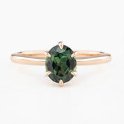 Floryn Ring, 1.38ct Queensland Sapphire, oval shape gemstone
