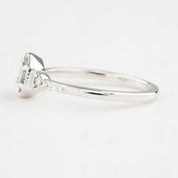 Agatha Ring, 0.75ct Blue Montana Sapphire
