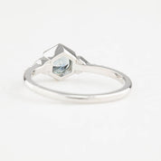 Agatha Ring, 0.75ct Blue Montana Sapphire