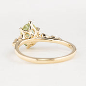 Estel Fleur Ring, 1.75ct Montana Sapphire, oval shape gemstone