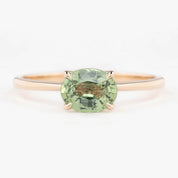 Sara Ring, 1.15ct Madagascar Sapphire, oval shape gemstone