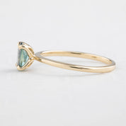 Sara Ring, 0.82ct Montana Sapphire, oval shape gemstone